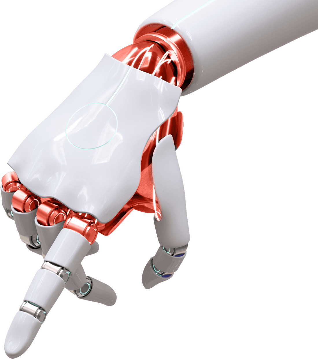 Robotic hand pointing