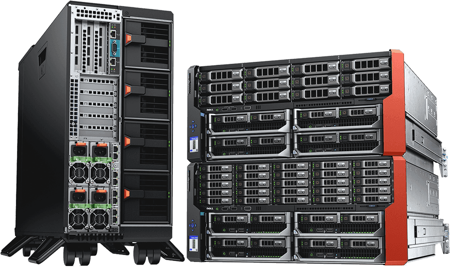 Enterprise server racks and tower